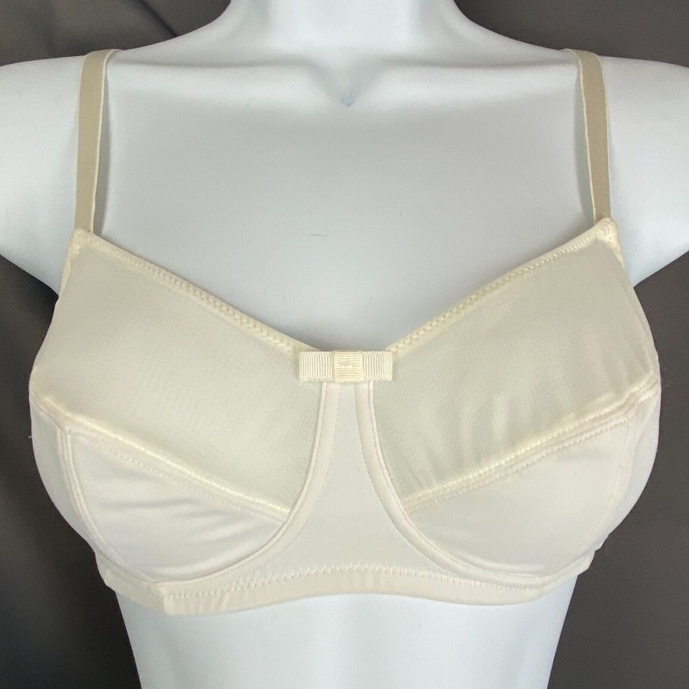 Amoena Lina Wire Free Mastectomy Bra 0438 Ivory 38A  New